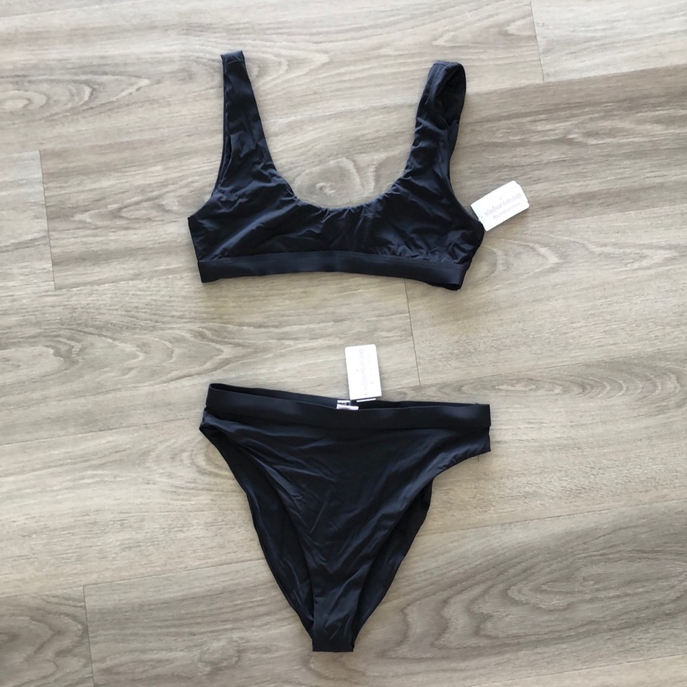 Womens Black Bikini